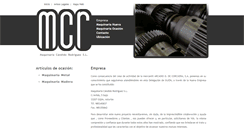 Desktop Screenshot of mcrmaquinaria.com